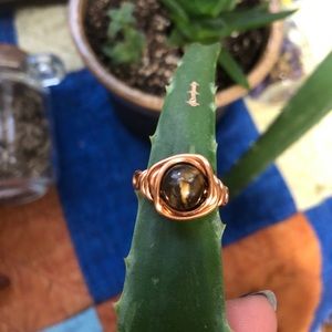 Tigers eye ring